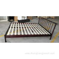 Most popular new style solid wood pine bed with painting or oiled